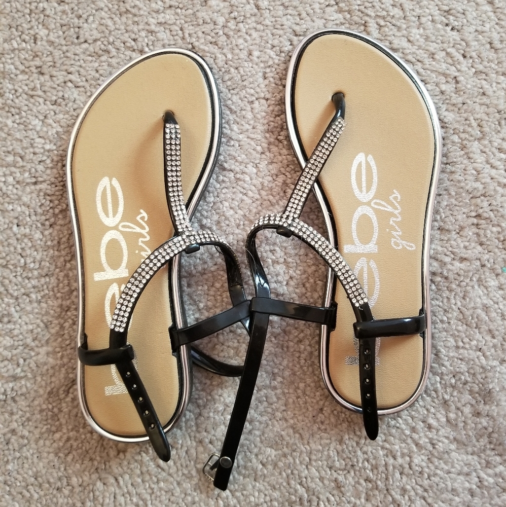 Bebe girls bling sandals